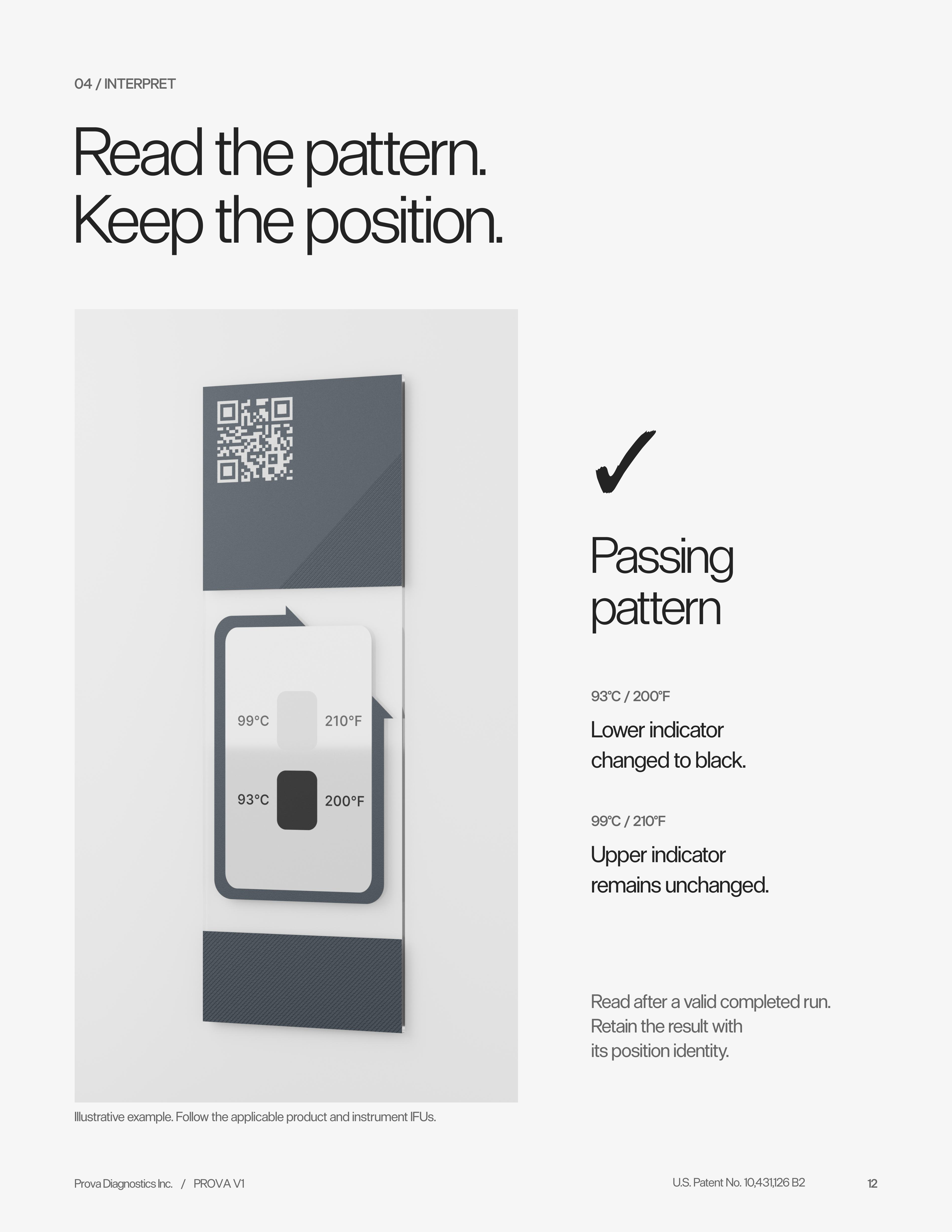 Booklet page 12: Interpret the passing pattern