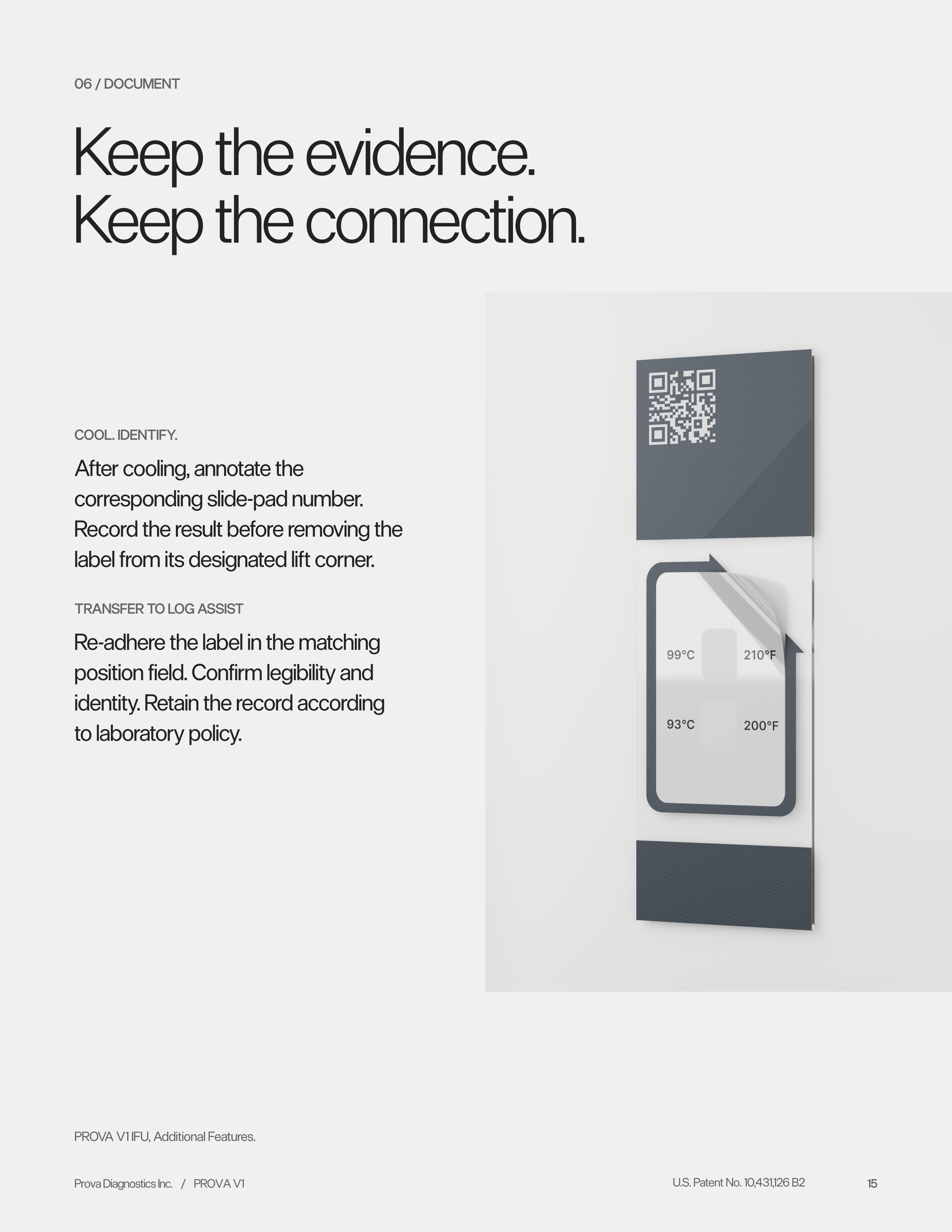 Booklet page 15: Transfer the evidence