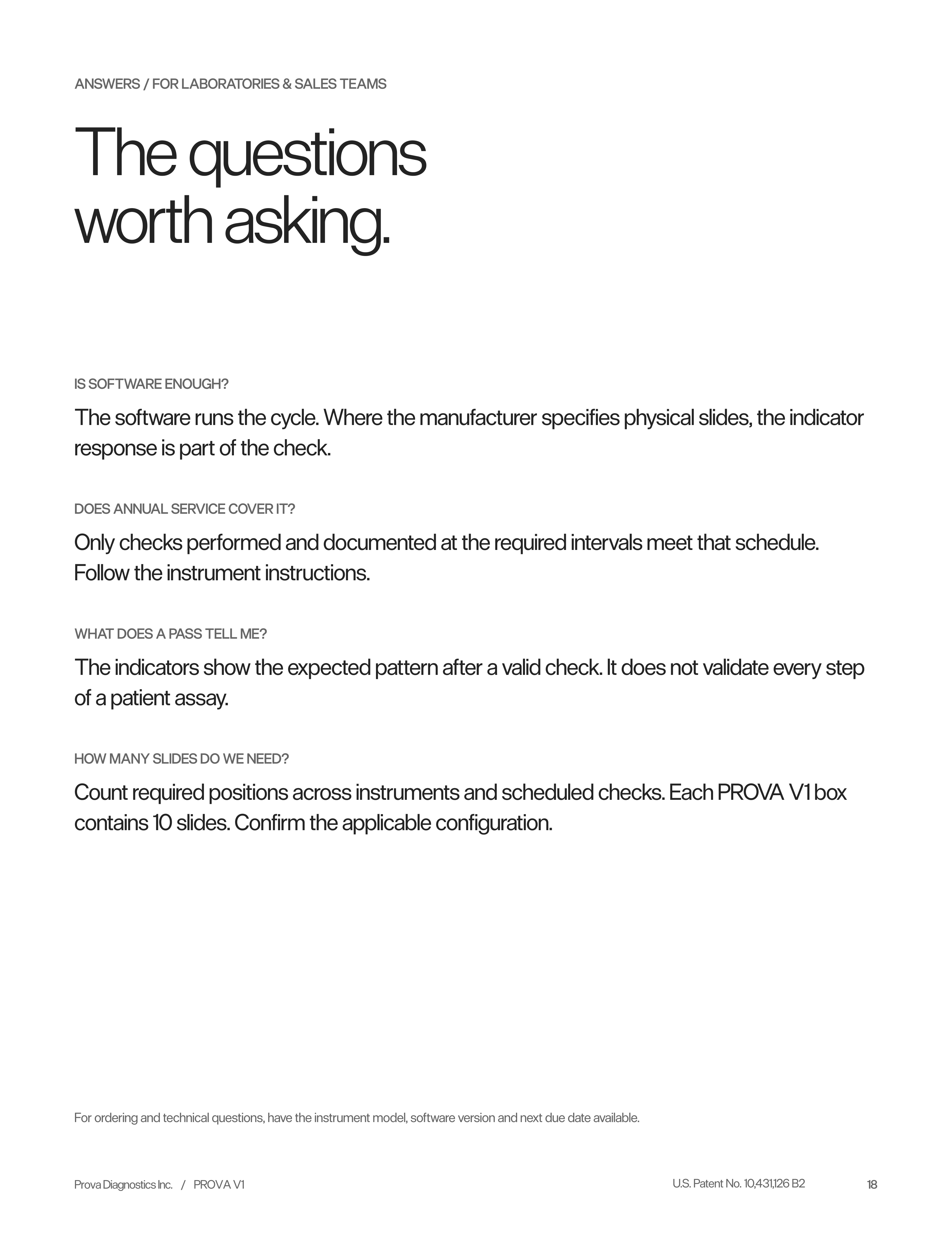 Booklet page 18: Questions